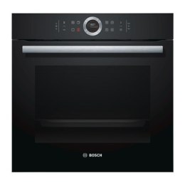 Bosch Oven HBG672BB1S Built in, 71 L, Black, Pyrolysis, A+, Touch plus control ring, Height 60 cm, Width 60 cm, Integrated timer