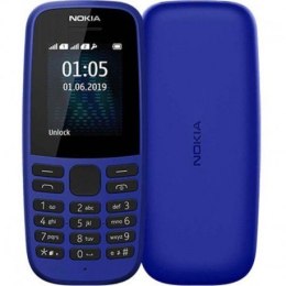 Nokia 105 TA-1203 Blue, 1.77 ", TFT, 120 x 160 pixels, 4 MB, 4 MB, Single SIM, USB version microUSB, 800 mAh