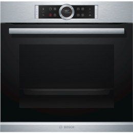 Bosch Oven Serie 8 HRG675BS1S 71 L, Stainless steel, Pyrolytic, Touch, Height 54.8 cm, Width 59.5 cm