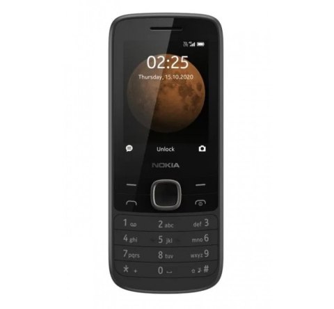 Nokia 225 4G TA-1316 Black, 2.4 ", TFT, 240 x 320 pixels, 64 MB, 128 MB, Dual SIM, Nano-SIM, 3G, Bluetooth, 5.0, USB version Mic