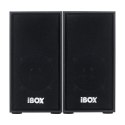 Zestaw głośników IBOX IGLSP1B (2.0; ciemne drewno)