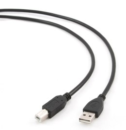 Kabel GEMBIRD CCP-USB2-AMBM-10 (USB 2.0 typu A M - USB 2.0 typu B M; 3m; kolor czarny)