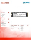 Dysk SSD P300 256GB M.2 PCIe Gen 3 x4 1700/1100