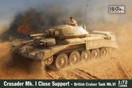 Model plastikowy Crusader Mk.I CS brytyjski czołg bliskiego wsparcia