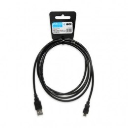 Kabel IBOX USB 2.0 A/B MICRO 1,8M IKU2M18 (USB 2.0 typu A - USB 2.0 typu A ; 1,8m; kolor czarny)