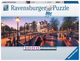 Puzzle 1000 elementów Panorama Amsterdamu