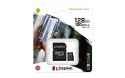 Karta pamięci z adapterem Kingston Canvas Select Plus SDCS2/128GB (128GB; Class 10, Class U1, V10; + adapter)