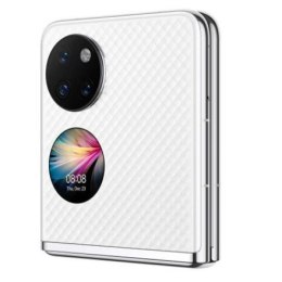 Huawei P50 Pocket White, 6.9 ", Foldable OLED, 1188x2790, Qualcomm SM8350, Snapdragon 888 4G (5 nm), Internal RAM 8 GB, 256 GB,
