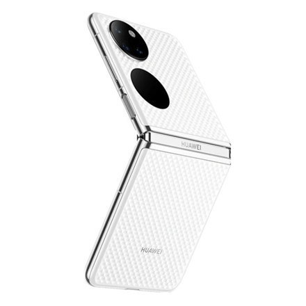 Huawei P50 Pocket White, 6.9 ", Foldable OLED, 1188x2790, Qualcomm SM8350, Snapdragon 888 4G (5 nm), Internal RAM 8 GB, 256 GB,