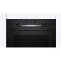 Bosch Built in Oven HRA578BB0S 71 L, Serie 6, Pyrolytic + Hydrolytic, Electronic, Height 59.5 cm, Width 56.8 cm, Black
