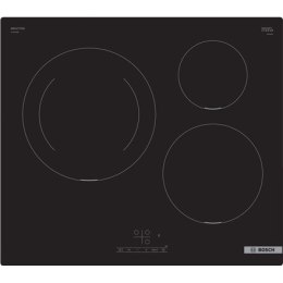 Bosch PUJ611BB5E Induction, Number of burners/cooking zones 3, TouchSelect Control, Timer, Black