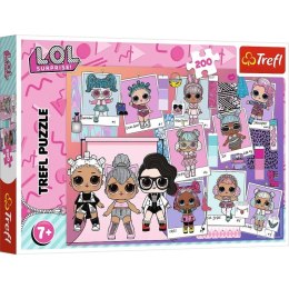 Puzzle 200 elementów L.O.L Surprise Lovely dolls