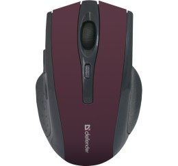 Mysz bezprzewodowa Accura MM-665 RF 1600dpi 6P burgund