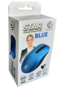 Mysz bezprzewodowa Rebeltec STAR blue 800/1000/1600 DPI