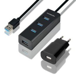 HUE-S2BP Hub 4-portowy USB 3.2 Gen 1 charging hub 1.2m kabel, AC adapter