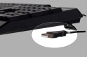 Activejet K-3255 Klawiatura przewodowa USB czarna