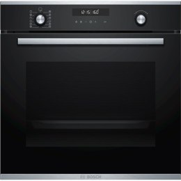 Bosch Oven HBG278BS0S Built-in, 71 L, Stainless steel/Black, Pyrolysis, A, Mechanical, Height 60 cm, Width 60 cm, Multifunctiona