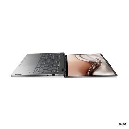 Lenovo Yoga 7 14ARB7 Storm Grey, 14", IPS, ekran dotykowy, 2.2K, 2240 x 1400, błyszczący, AMD Ryzen 5, 6600U, 16 GB, SSD 512 GB,