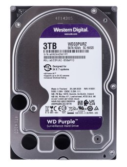 Dysk HDD WD Purple WD33PURZ (3 TB ; 3.5