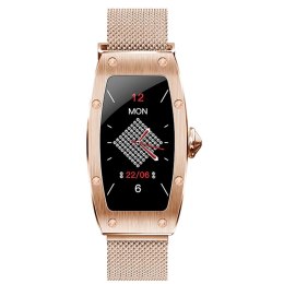 Smartwatch K18 Svarovski 1.14 cala 80 mAh złoty