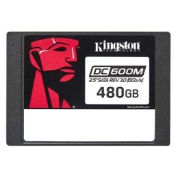 Dysk SSD Kingston DC600M 480GB SATA 2.5" SEDC600M/480G (DWPD 1)