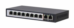 Switch Perses 8X EX-SG1008PE 10/100/1000M TX PoE AT/AF, 2X GE SFP Full Gigabit PoE