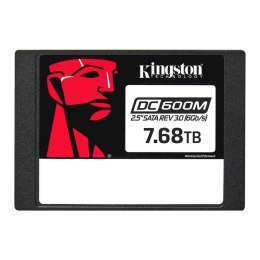 Dysk SSD Kingston DC600M 7.68TB SATA 2.5" SEDC600M/7680G (DWPD 1)
