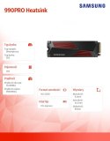 Dysk SSD 990PRO Heatsink NVMe 1TB