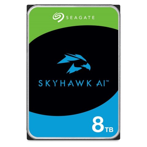 Dysk HDD Seagate Skyhawk AI ST8000VE001 (8 TB ; 3.5"; 256 MB; 7200 obr/min)