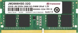 Pamięć TRANSCEND (SODIMM\DDR4\32 GB\2666MHz\1.2V\19 CL\Single)