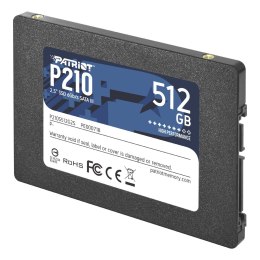 Dysk SSD PATRIOT P210 (2.5″ /512 GB /SATA III (6 Gb/s) /520MB/s /430MS/s)