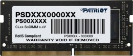 Pamięć PATRIOT (SODIMM\DDR4\8 GB\2400MHz\1.2V\17 CL\Single)