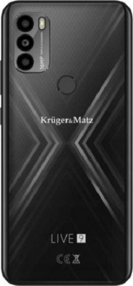 Smartphone KRUGER & MATZ Live 9 4/64 GB Dual SIM Czarny 64 GB Czarny KM0497-B