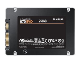Dysk SSD SAMSUNG 870 Evo (2.5″ /250 GB /SATA III (6 Gb/s) /560MB/s /530MS/s)