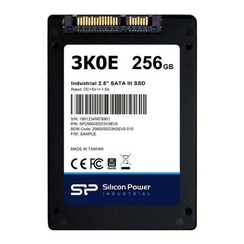 Dysk SSD Silicon Power 3K0E Industrial 256GB 2.5" SATA3 (540/470 MB/s)