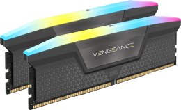 Corsair Vengeance RGB, DDR5-6000, CL36, AMD EXPO - 32 GB Dual Kit, Szary