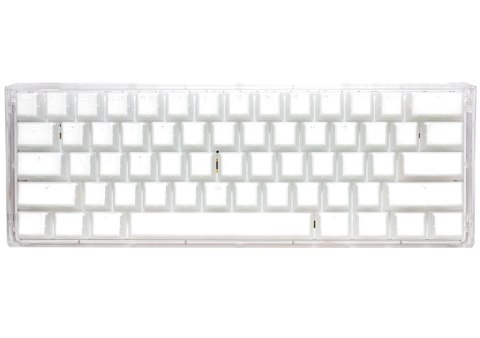 Ducky One 3 Aura Biała Mini Klawiatura Keyboard, RGB LED - MX-Brown (US)