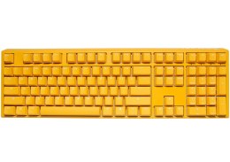 Żółta klawiatura gamingowa Ducky One 3, RGB LED - MX-Speed-Silver (US)