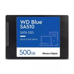 Dysk SSD WD Blue 500 GB Blue (2.5″ /500 GB /SATA III /560MB/s /510MB/s)