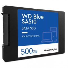 Dysk SSD WD Blue 500 GB Blue (2.5″ /500 GB /SATA III /560MB/s /510MB/s)