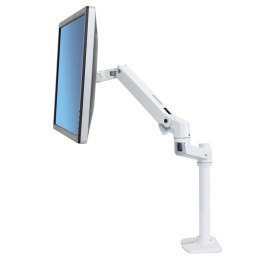 Ergotron LX DESK MOUNT LCD MONITOR ARM/TALL POLE/ BRIGHT WHITE TEXTURE