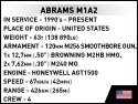 Klocki Abrams M1A2