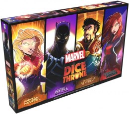 Gra Dice Throne Marvel Box 2 Czarna Pantera, Kapitan Marvel, Doktor Strange, Czarna Wdowa