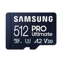 SAMSUNG Pamiec Micro SD PRO Ultimate 512GB+SD Adapter